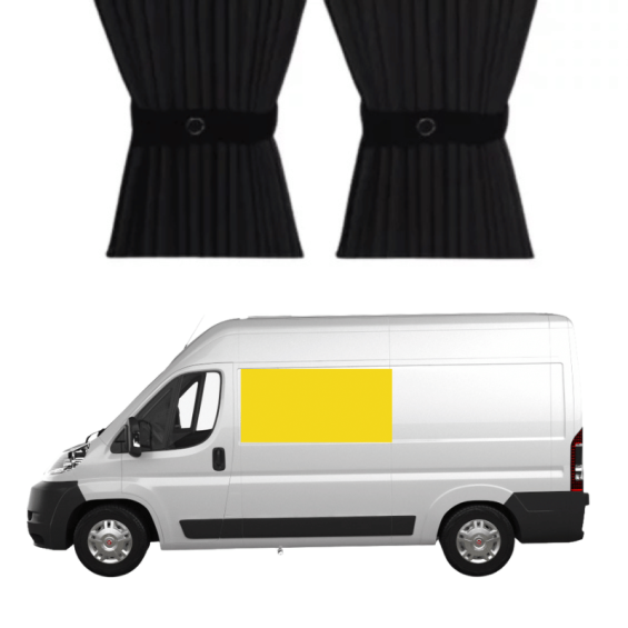 Rideau occultant pour fenêtre avant gauche - Fiat Ducato (Depuis 2006)
