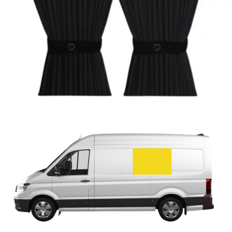 Rideau occultant pour fenêtre milieu gauche - VW Crafter (Depuis 2017)