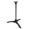 tripod, pied de table 60 cm amovible, embase en saillie pour montage table en fourgon aménagé