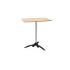 pack plateau de table stratifié bouleau, pied de table 60cm, une embase, un tripod