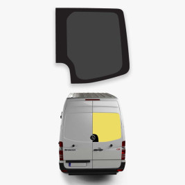 baie vitrée porte battante arrière droite mercedes sprinter (2006-2018)