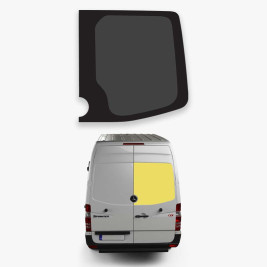 baie vitrée porte battante arrière droite mercedes sprinter (2006-2018)