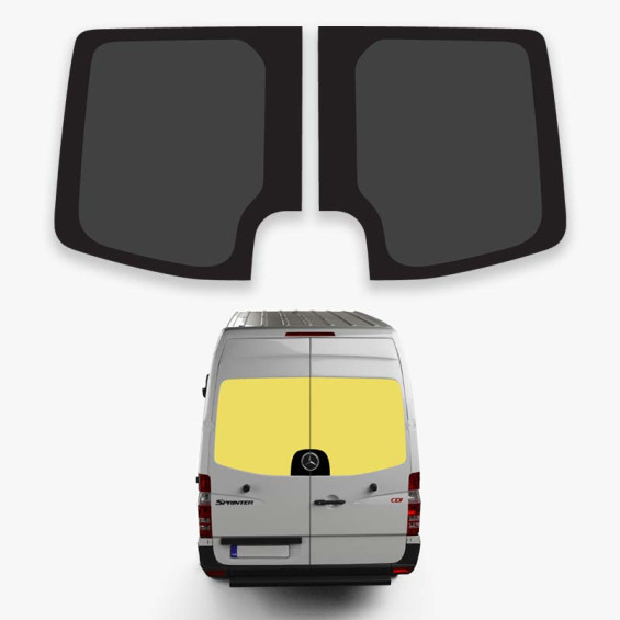 double lunette arrière pour mercedes sprinter (2006-2018)