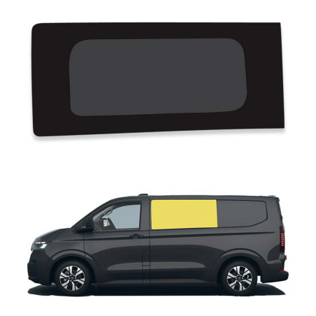 baie vitrée avant gauche volkswagen T7 2024 pour véhicule équipé d'une paroi fixe à gauche