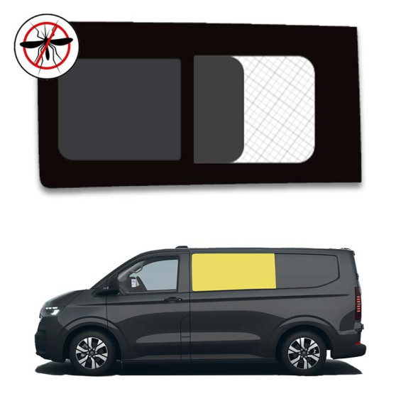 baie vitrée coulissante avant gauche avec moustiquaire intégrée volkswagen T7 2024