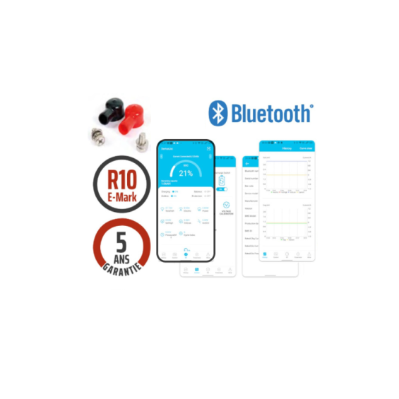 batterie lithium bluetooth fourgon