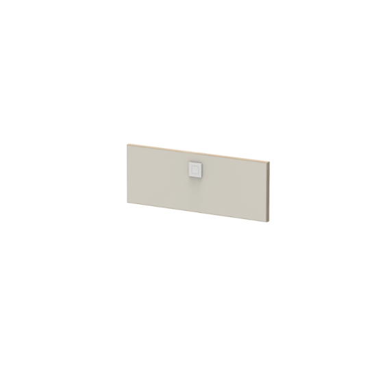 LONGBOARD - Façade de porte pour caisson réfrigérateur 1/4 - P7 - Blanc crème