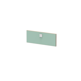 LONGBOARD - Façade de porte pour caisson réfrigérateur 1/4 - P7 - Vert Agave