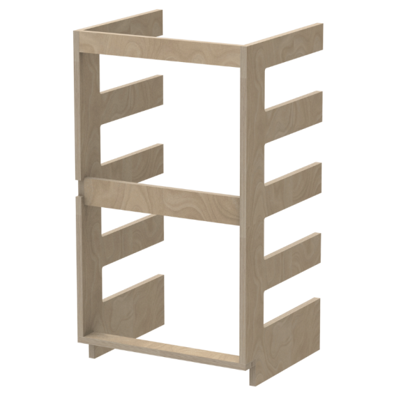 LONGBOARD - Caisson bas pour porte coulissante vers la droite - LB102