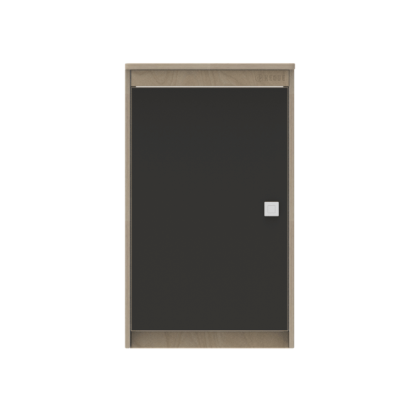 meuble uno 1 gris graphite / bouleau