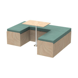 Module lit banquette 140 cm - Kit aménagement utilitaire