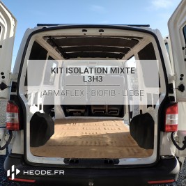 Kit isolation Armaflex Biofib fourgon aménagé L3H3