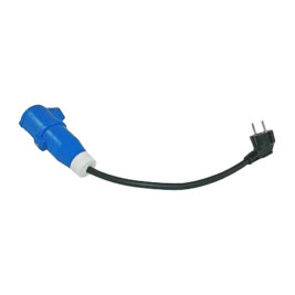adaptateur femelle CEE P17 avec câble mâle standard