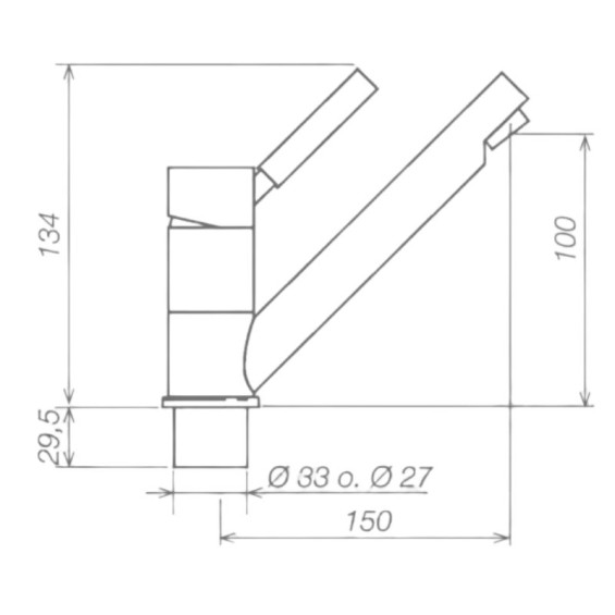 robinet chrome fourgon