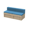 Lit banquette pour van aménagé
