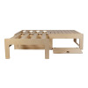 Lit banquette pour van 120 cm de large