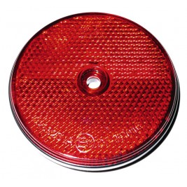 réflecteur rond rouge 72mm