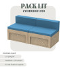 lit peigne 120 cm avec matelas