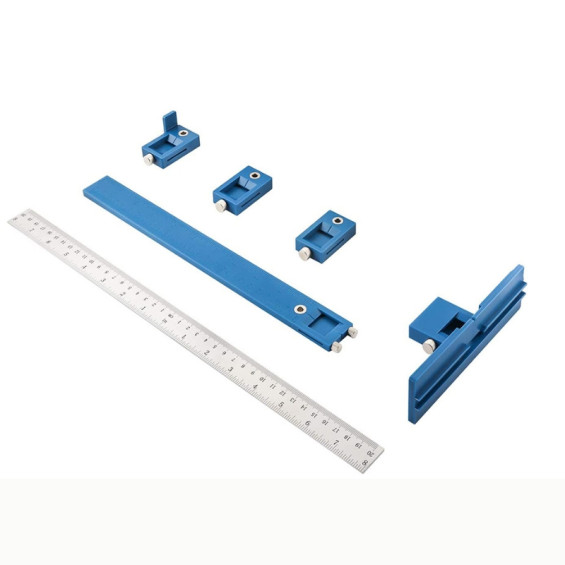 guide de perçage pour boutons de portes