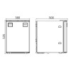 Frigo pour van 500mm de profondeur
