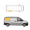 Rideau occultant pour fenêtre arrière droite - Mercedes Vito (Depuis 2014)