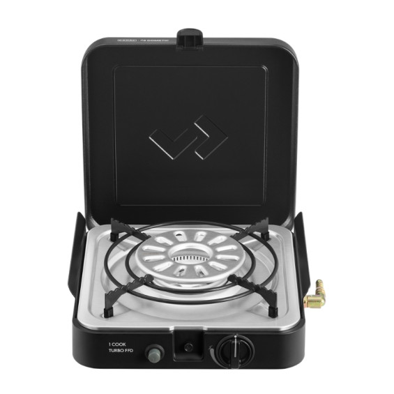 Réchaud à gaz 1 cook turbo avec support pour cafetière