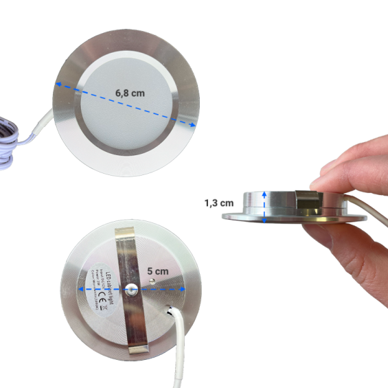 Spot LED extra-plat -...