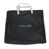 sac de rangement noir avec poignées blanches pour le transport du meuble pliable Baya Sun