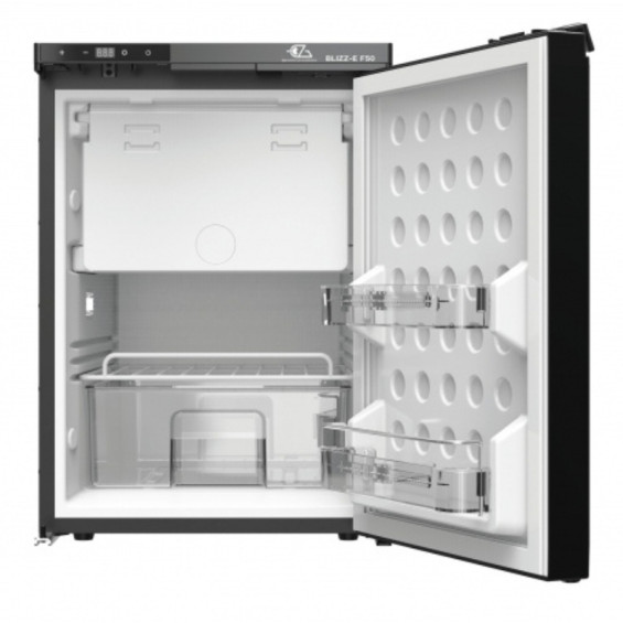 Réfrigérateur pour van 50L porte ouverte