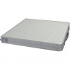 Table aluminium pliante 4 personnes Bayasun dépliée - plateau 120 x 60 cm