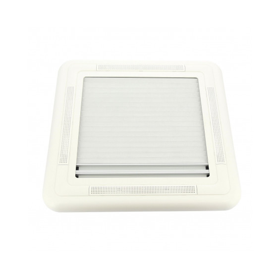 Lanterneau 40x40 Climatherm Pro Conversion Van - vue intérieure avec store occultant