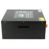 Batterie lithium LiFePO4 Koonekt KL5 200Ah sous-siège - vue de profil format plat boîtier métal noir