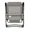 Fauteuil Nomado Soplair replié à plat, vue de dos, compacité pour rangement en van
