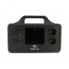 Station électrique portable EZA Power-E 500, vue de face, écran LCD et ports de sortie visibles