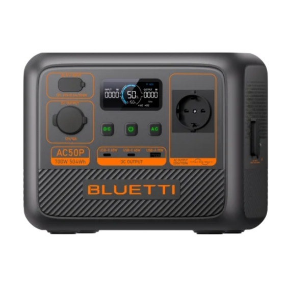 Centrale électrique portable Bluetti AC50P 504 Wh pour van aménagé - Vue principale