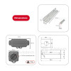 Dimension du kit de chauffage pour master l1h1 et L2h2