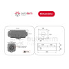 Dimensions Kit chauffage Autoterm Peugeot Boxer, Fiat Ducato, Citroën jumper, Opel movano L3 et L4