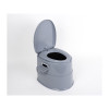 Toilette sèche CAMP4 vue du dessus, couvercle ouvert