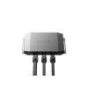 Boîtier gris avec câbles de raccordement