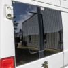 baie vitrée coulissante avec moustiquaire porte battante arrière gauche ducato, boxer, jumper depuis 2007