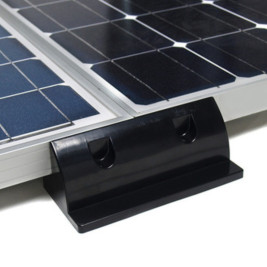 Fixation pour panneau solaire à coller