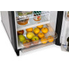 Réfrigérateur à compression CVB50 Carbest ouvert avec fruits et légumes rangés dans la porte