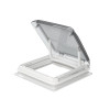 Le lanterneau Vent 40F Crystal 40x40 ouvert vu du dessus