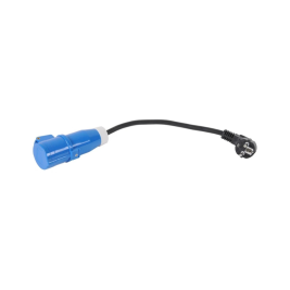 adaptateur femelle CEE P17 avec câble mâle standard