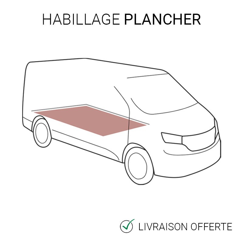 Plancher contreplaqué antidérapant pour Peugeot Expert 3 utilitaire et  fourgon aménagé