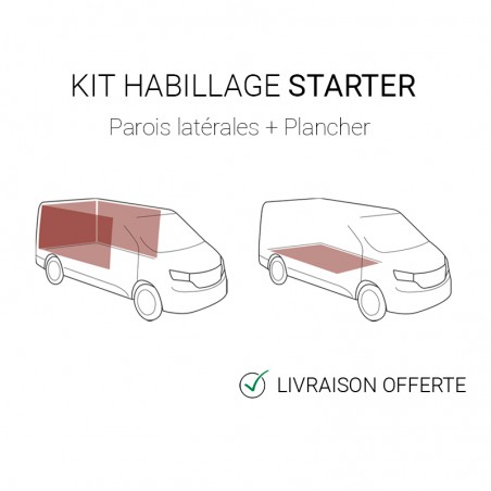 kit habillage starter pour volkswagen transporter T6.1