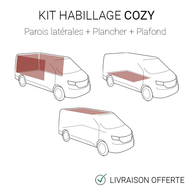 Kit Habillage Cozy pour VW Transporter T6.1 - Depuis 2019