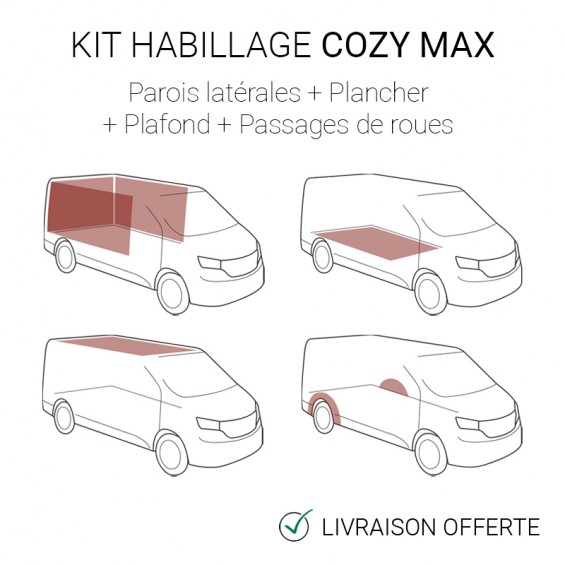 kit habillage cozy max pour VW T6.1