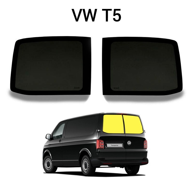 Double lunette arrière pour portes battantes de VW T5