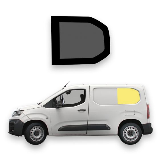 vitre latérale fixe arrière gauche rang 3 pour opel combo 2018